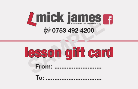 Lesson Gift Card